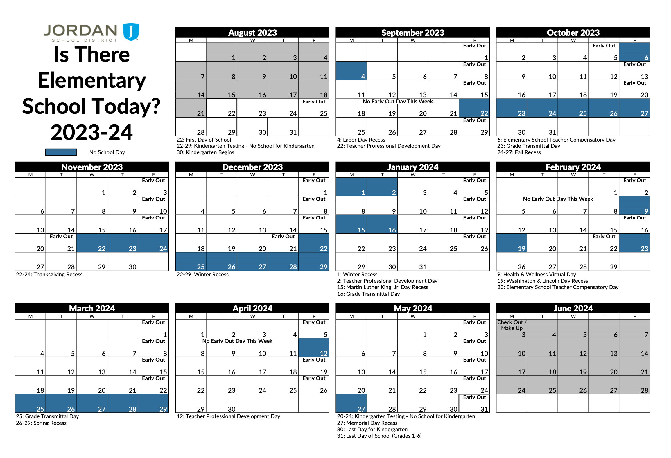 Westvale Calendar – Westvale Elementary